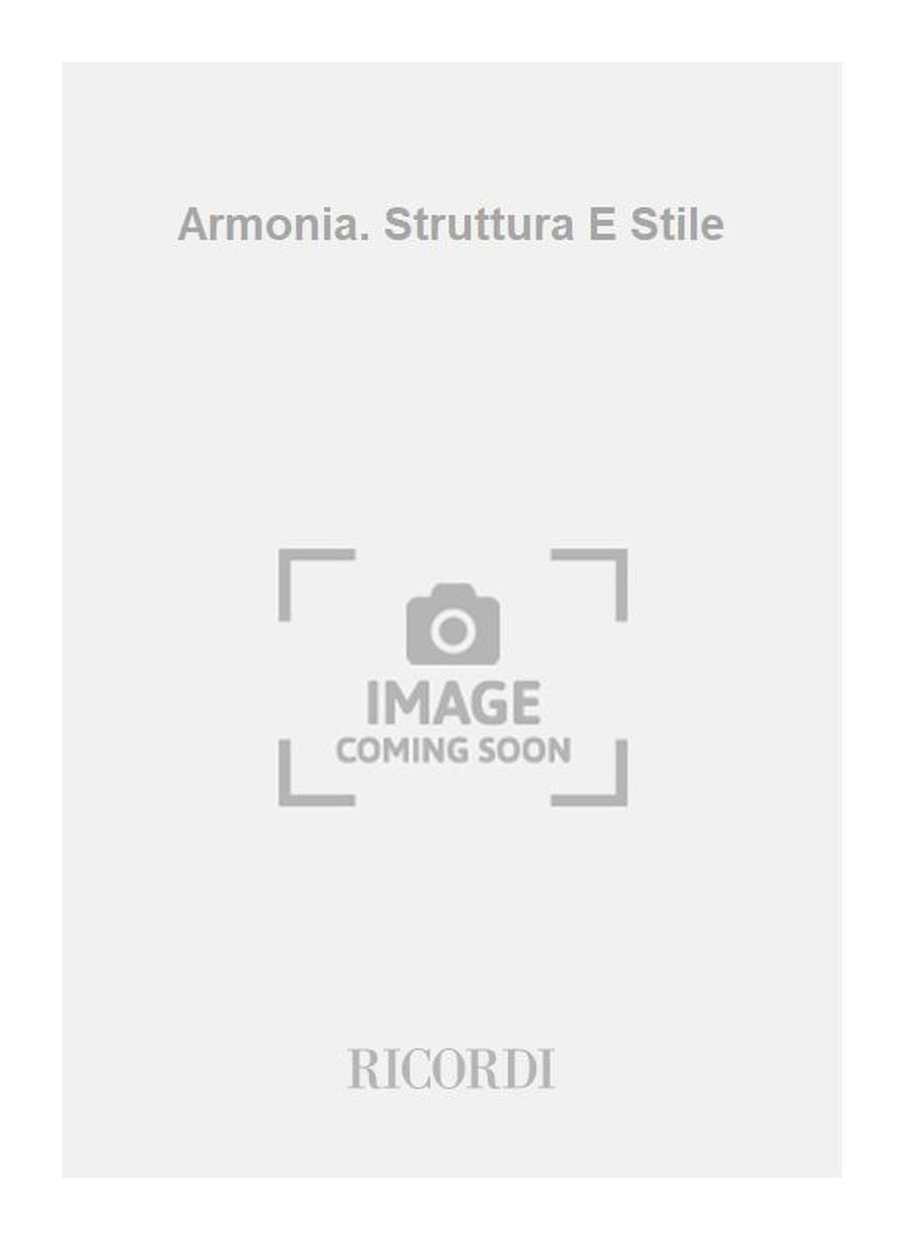 Leonard G. Ratner:Armonia. Struttura E Stile