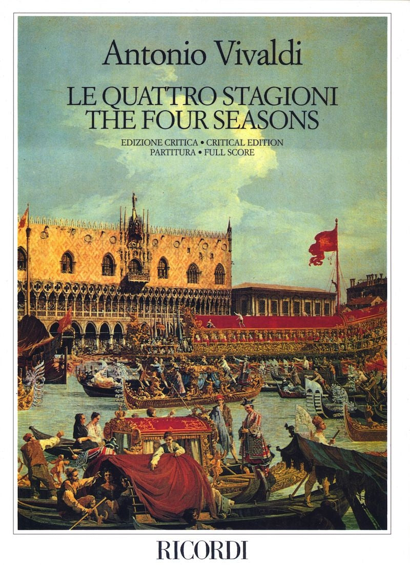 Antonio Vivaldi:Le Quattro Stagioni:Partitura - Critical Edition, Softcover