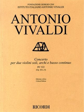 Antonio Vivaldi:Concerto VIII, RV 522 (OP. III, N. 8)