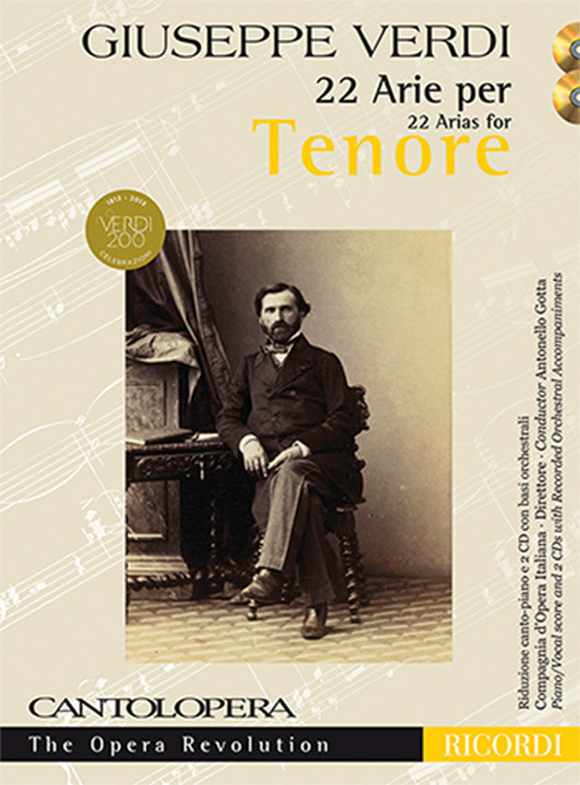 Giuseppe Verdi:Cantolopera: Verdi - 22 Arie per Tenore