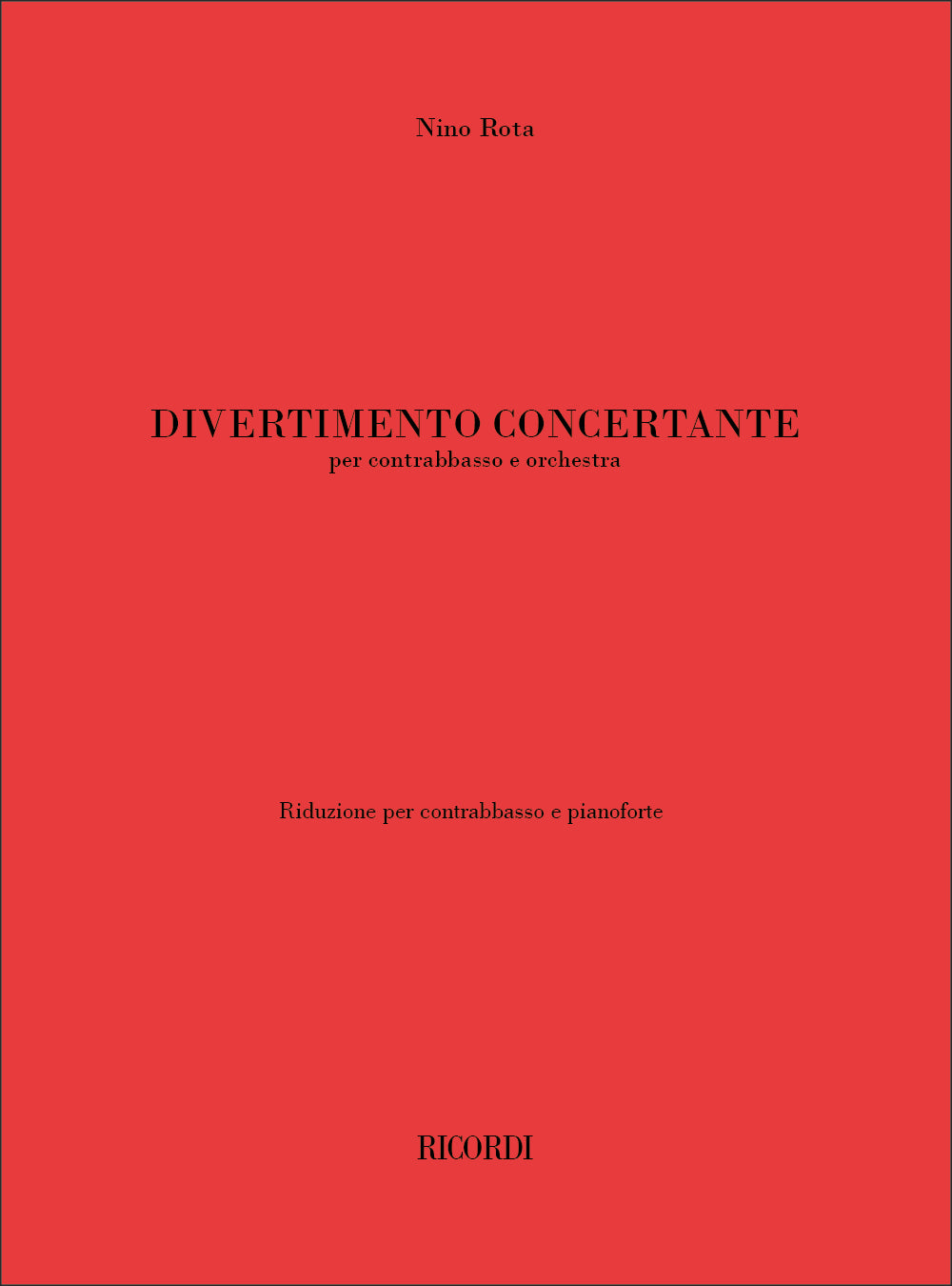 Nino Rota:Divertimento Concertante