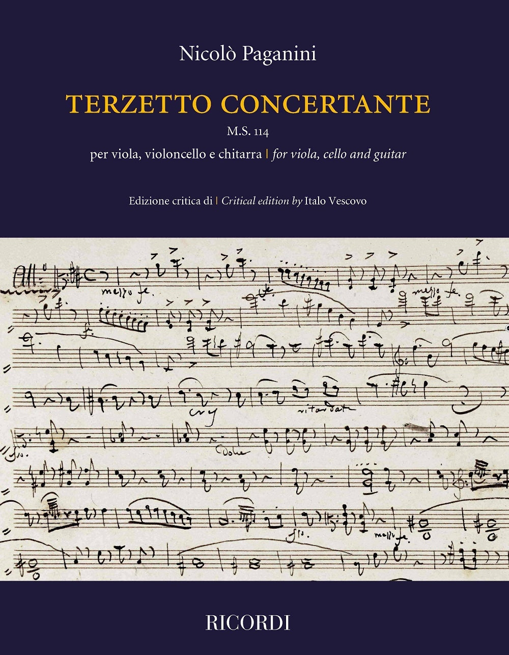 Nicolò Paganini:Terzetto concertante M.S. 114