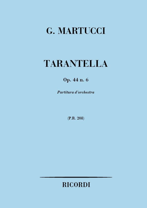 Giuseppe Martucci:Tarantella Op.44 N.6