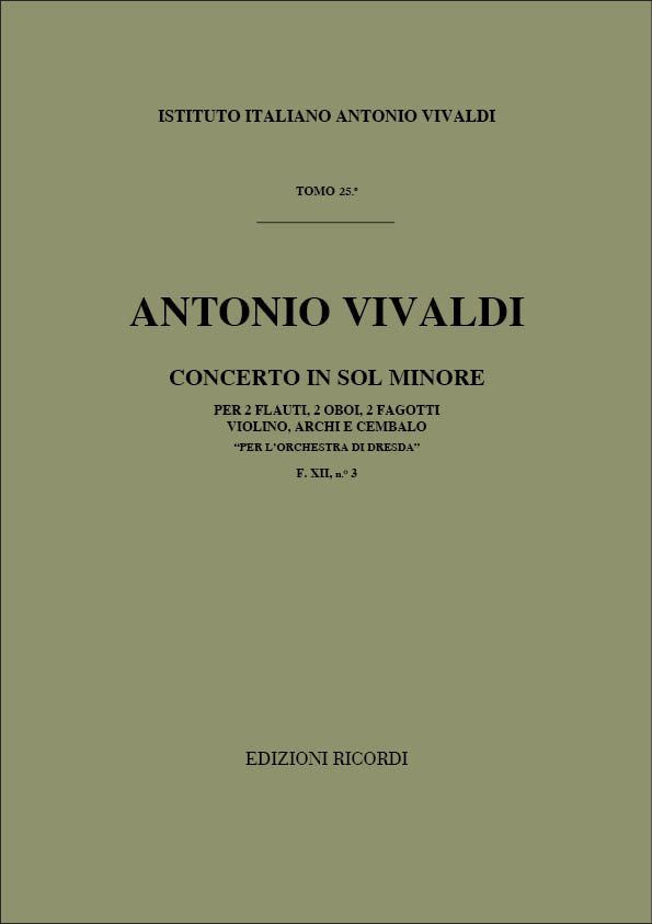 Antonio Vivaldi:Concerto In Sol Minore