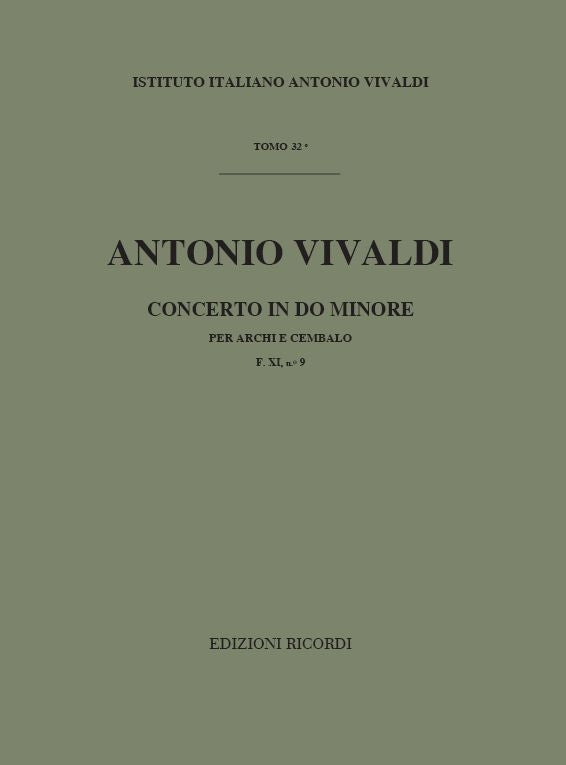 Antonio Vivaldi:Concerto Per Archi E B.C.: In Do Min. Rv 118