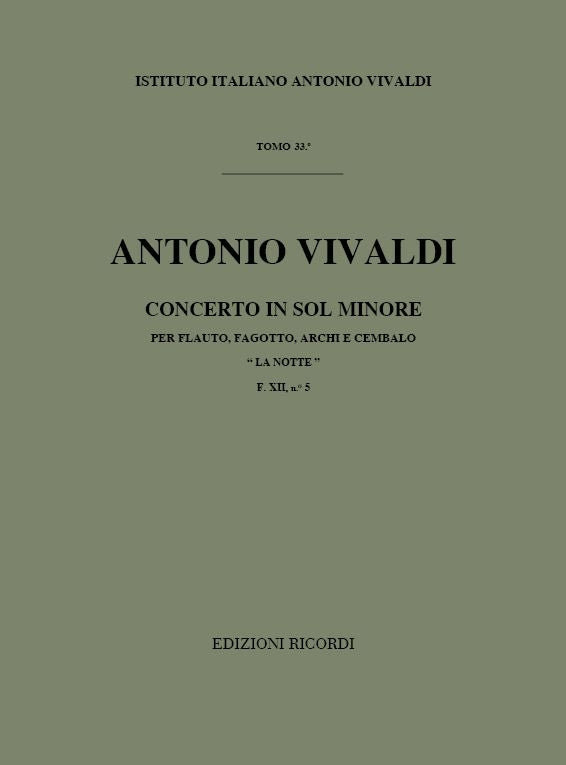 Antonio Vivaldi:Concerto g-minor RV 104 La Notte