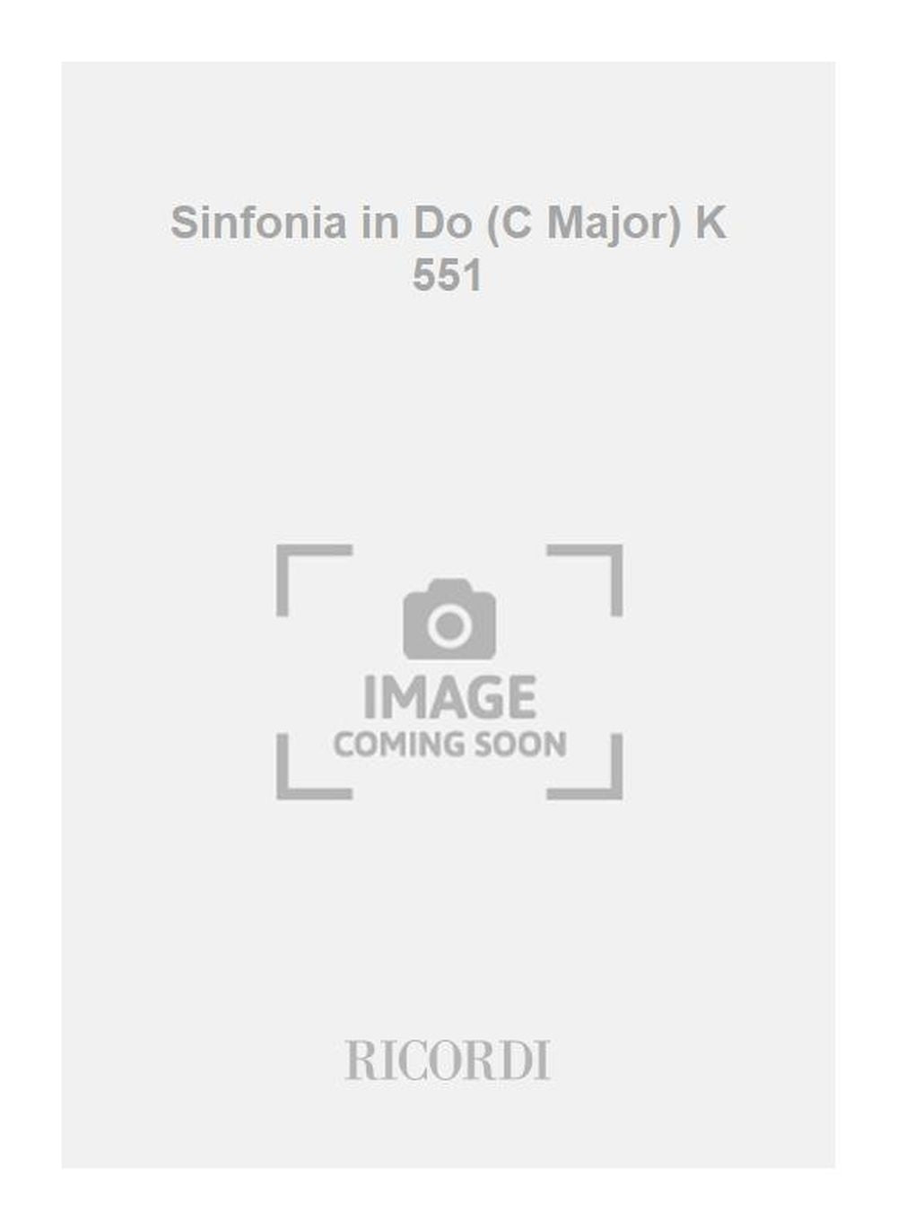 Wolfgang Amadeus Mozart:Sinfonia in Do (C Major) K 551