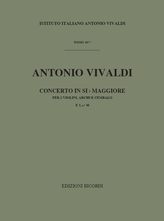 Antonio Vivaldi:Concerto Bb Major
