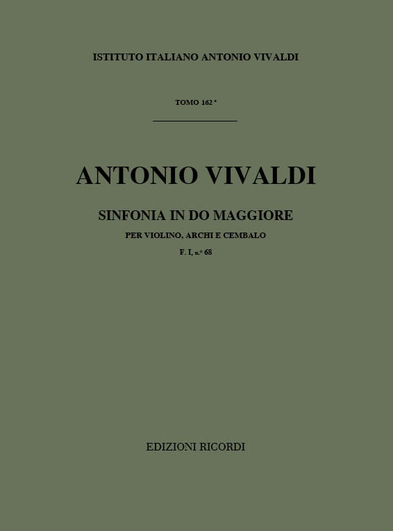 Antonio Vivaldi:Sinfonia in Do Maggiore (C Major)