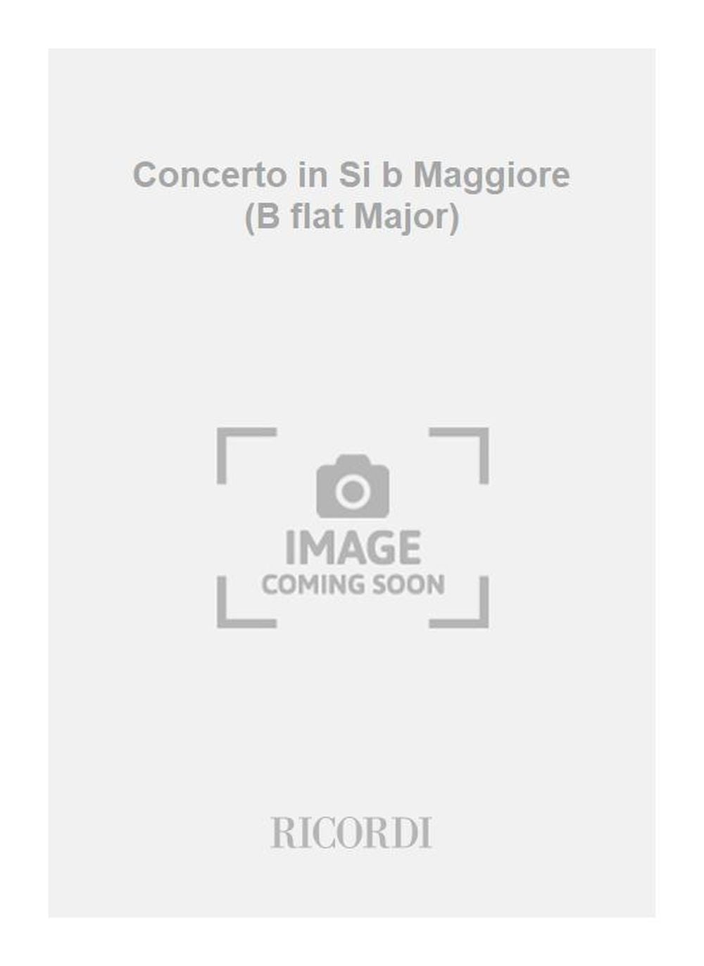 Antonio Vivaldi:Concerto in Si b Maggiore (B flat Major):F.I-78 第172巻