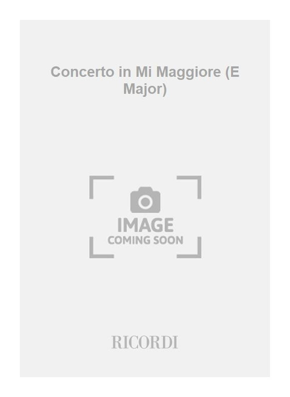 Antonio Vivaldi:Concerto in Mi Maggiore (E Major):F.I-84 第180巻