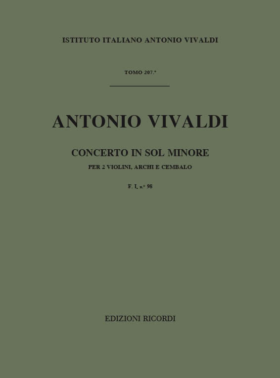 Antonio Vivaldi:Concerto In Sol Min. RV 517