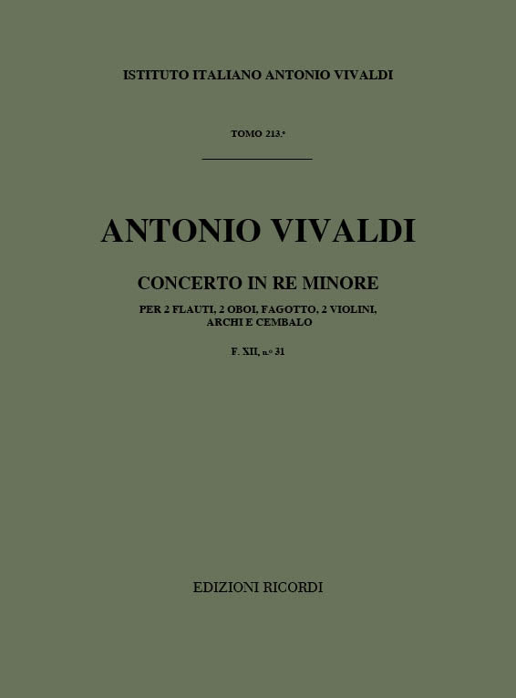 Antonio Vivaldi:Concerto d-minor RV 566
