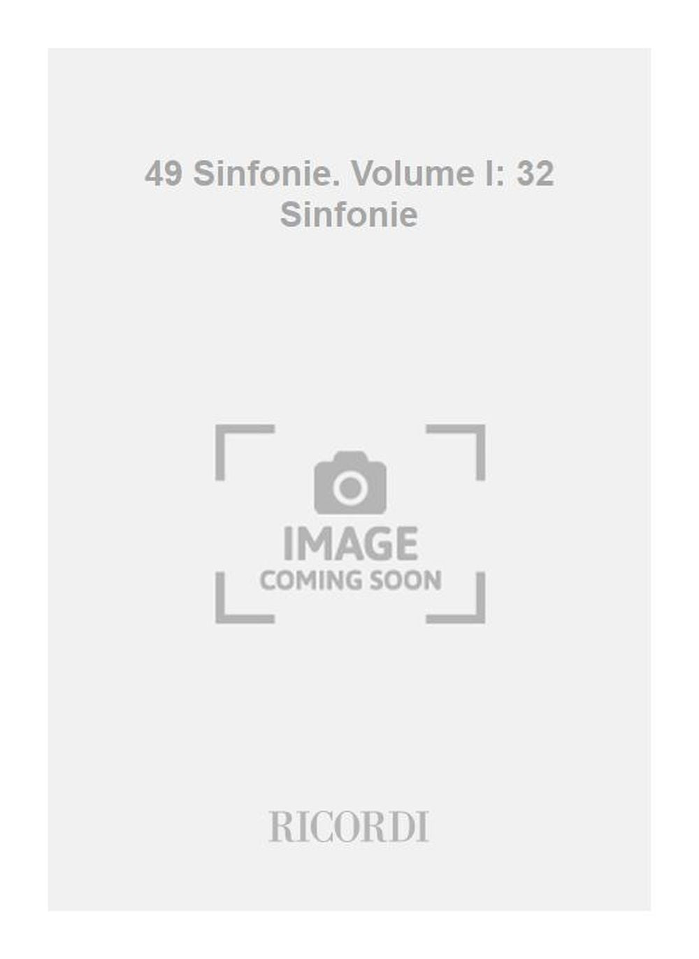 Wolfgang Amadeus Mozart:49 Sinfonie. Volume I: 32 Sinfonie