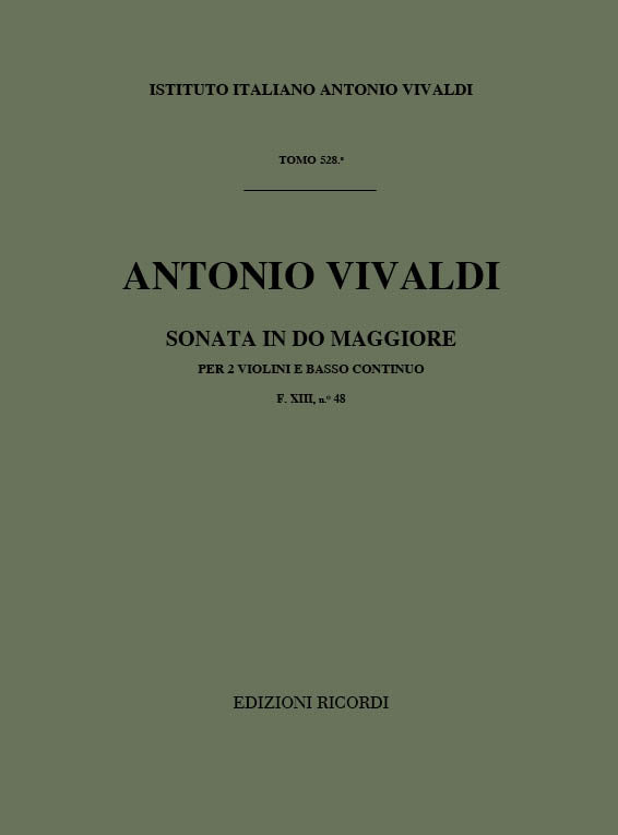 Antonio Vivaldi:Sonata per 2 violini in Do Rv 60