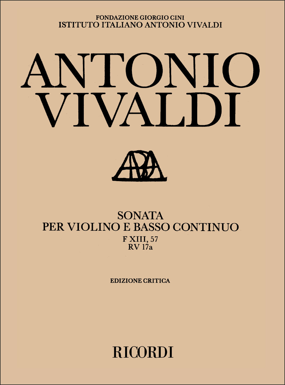 Antonio Vivaldi:Sonata per Violino e BC in Mi Min. Rv 17A