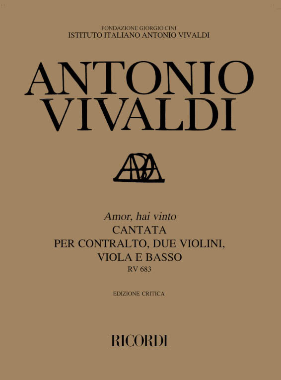 Antonio Vivaldi:Amor, Hai Vinto Rv 683