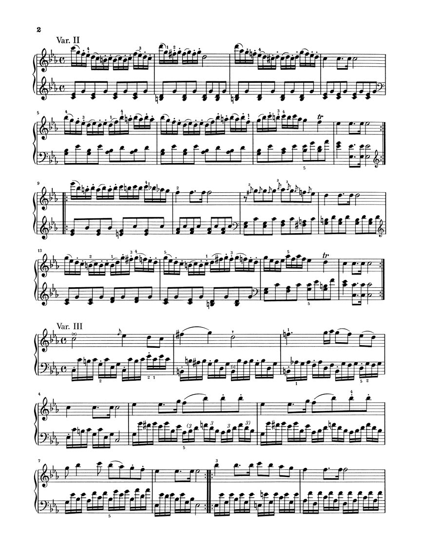 ベートーヴェン：ピアノのための変奏曲集 第1巻