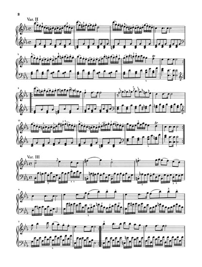 ベートーヴェン：ピアノのための変奏曲集 第1巻