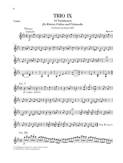 ベートーヴェン：ピアノ三重奏曲集 第3巻