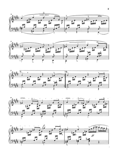 メンデルスゾーン：無言歌集（ピアノ作品 第3巻）
