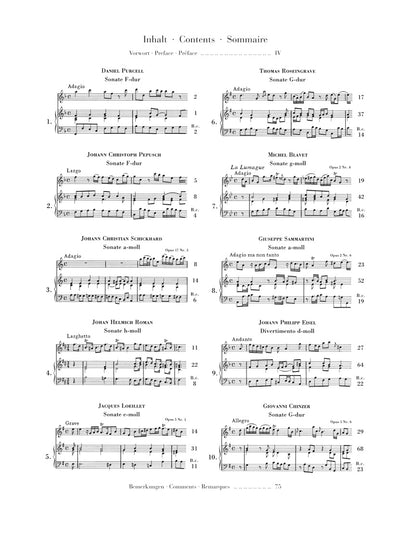バロック時代のフルート作品集 第1巻