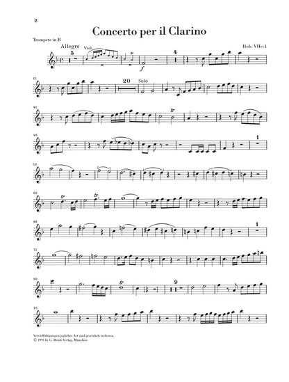 ハイドン：トランペット協奏曲 変ホ長調 Hob.VIIe:1