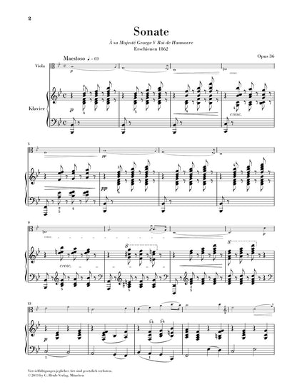 ヴュータン: ヴィオラ・ソナタ 変ロ長調 op. 36