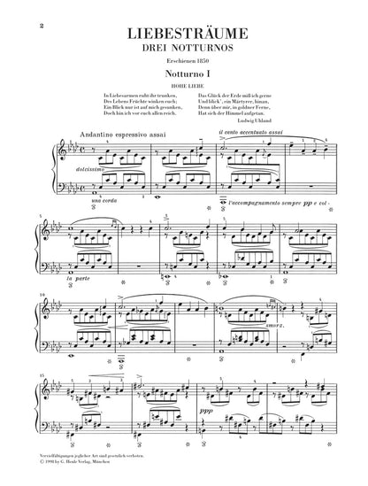 リスト：愛の夢 全曲
