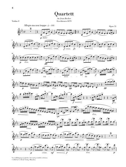 ドヴォルザーク：弦楽四重奏曲 第10番 変ホ長調 op. 51