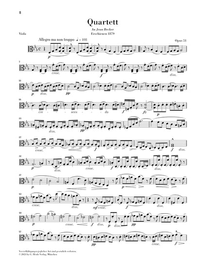 ドヴォルザーク：弦楽四重奏曲 第10番 変ホ長調 op. 51