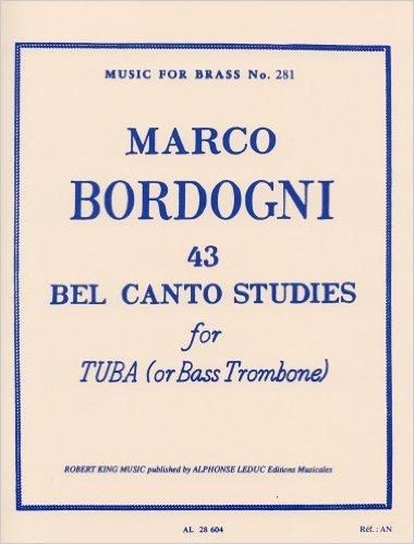 ボルドーニ：チューバまたはバス・トロンボーンのための 43のベルカント練習曲