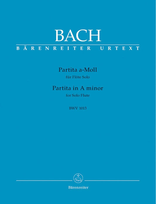 バッハ：無伴奏フルートのためのパルティータ イ短調 BWV 1013