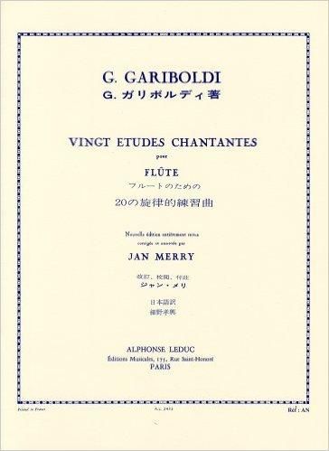 ガリボルディ：フルートのための20の旋律的練習曲 op. 88