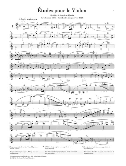 クロイツェル：42の練習曲