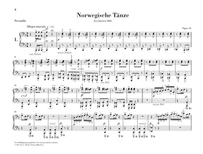 グリーグ：4つのノルウェー舞曲 op. 35