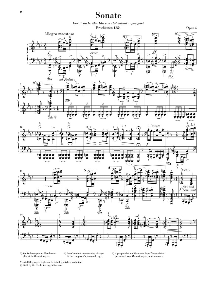 ピアノ／ブラームス：ピアノ・ソナタ 第2番 嬰ヘ短調 op. 2 – BREMEN