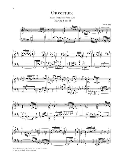バッハ：フランス風序曲 ロ短調 BWV 831