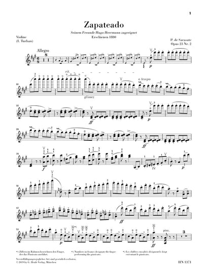 サラサーテ：サパテアード op. 23 - 2（スペイン舞曲 第6番）