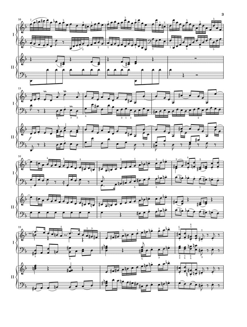 バッハ：チェンバロ協奏曲 第1番 ニ短調 BWV 1052