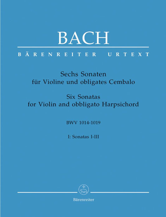 バッハ：ヴァイオリン・ソナタ集 第1巻 BWV 1014 - 1016