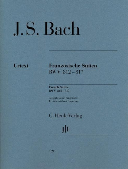 バッハ：フランス組曲 BWV 812 - 817 （運指なし）