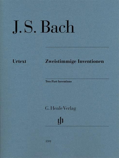 バッハ：インヴェンション（二声のインヴェンション）BWV 772 - 786（運指なし）