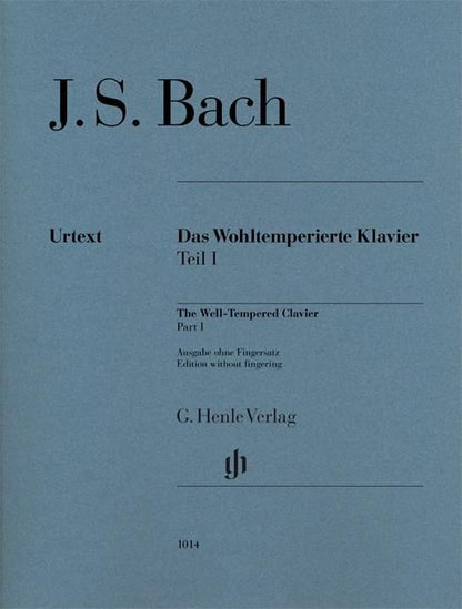 バッハ：平均律クラヴィーア曲集 第1巻 BWV 846 - 869（運指なし）