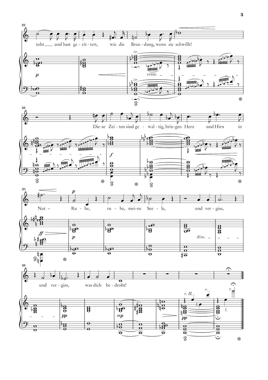 シュトラウス：4つの歌曲 op. 27（高声用）