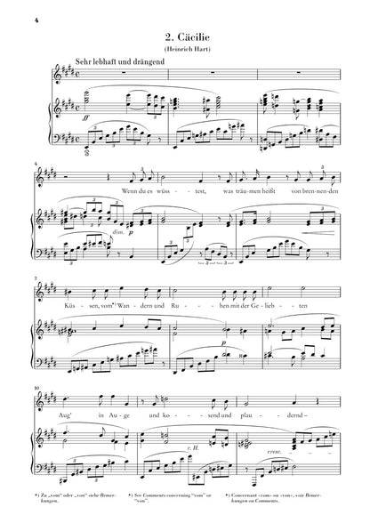 シュトラウス：4つの歌曲 op. 27（高声用）