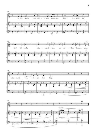 シューマン：リーダークライス op. 24（中声用）