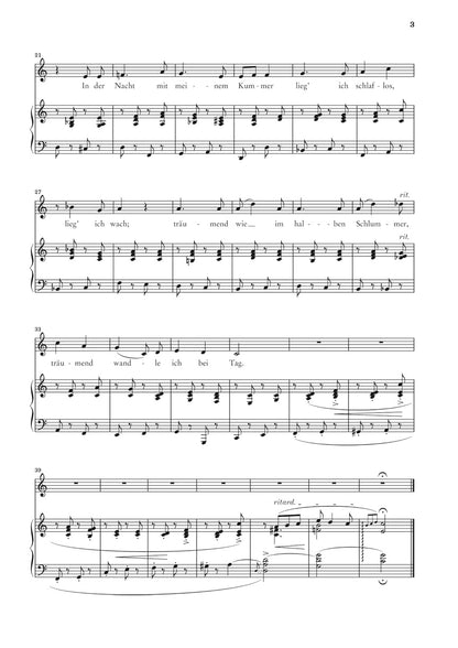 シューマン：リーダークライス op. 24（低声用）