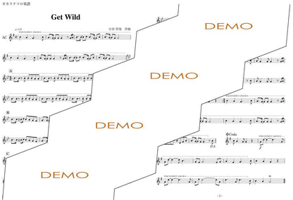 楽譜／Get Wild