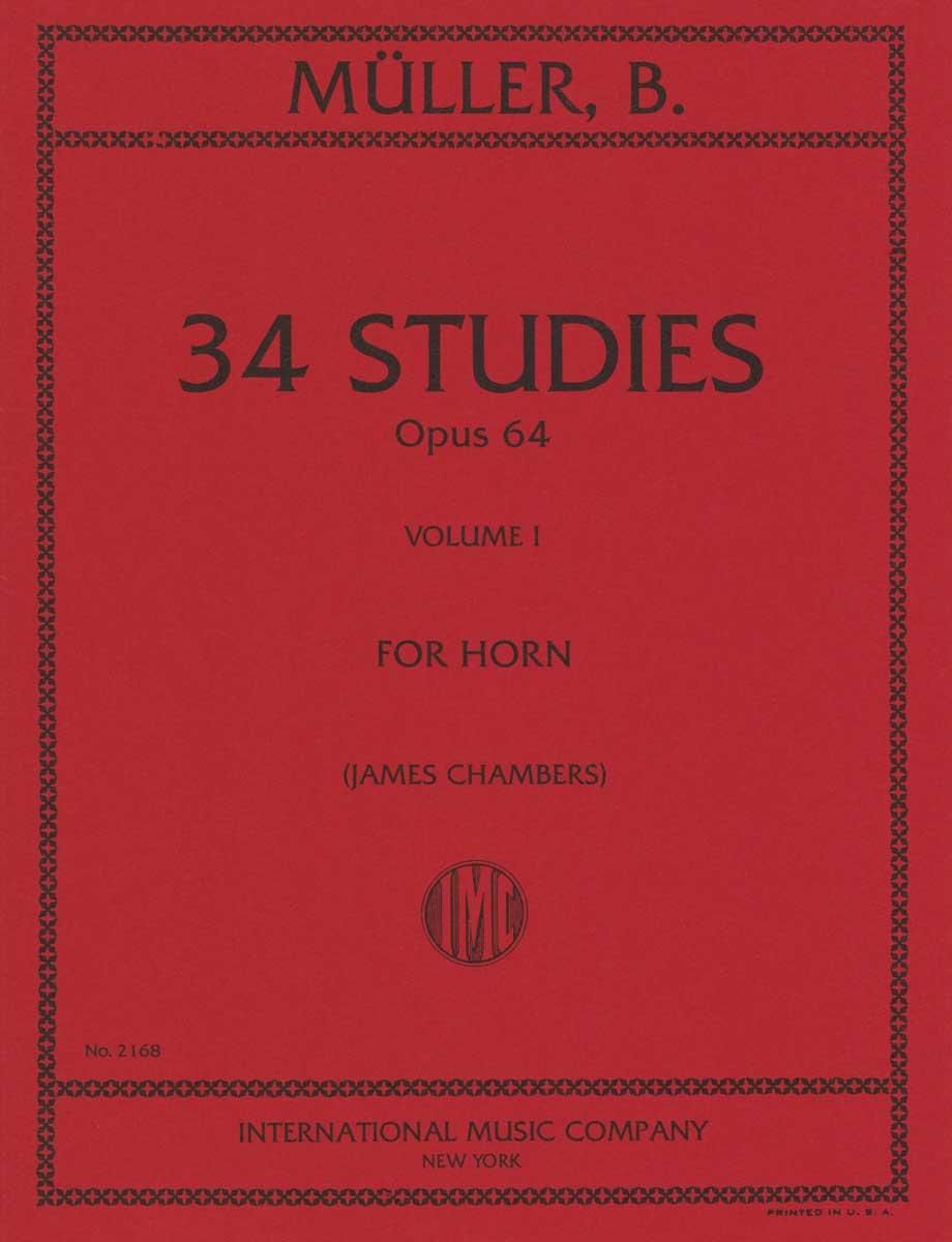 ミュラー：34の練習曲 op. 64 第1巻